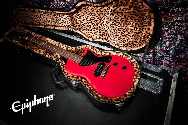 Epiphone Billie Joe Armstrong Les Paul Junior in Radiant Red